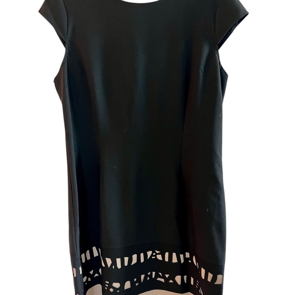 Harve Benard Black Dress with Cutout Detail